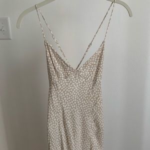 Spotted Slip Dress